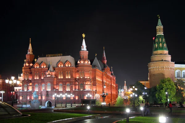 Κρεμλίνο και το Μουσείο στη Μόσχα Ρωσία — Φωτογραφία Αρχείου
