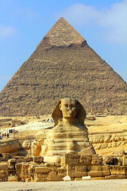 Egypt pyramid and sphinx clipart