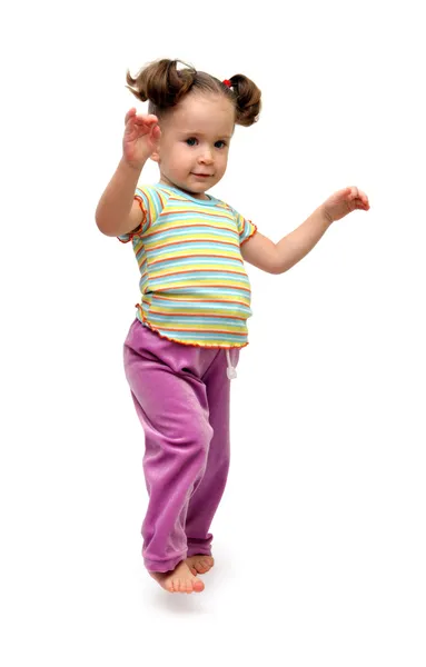 Bambina che balla — Foto Stock