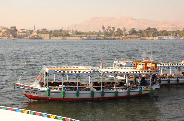 Passage av Nilen i luxor Egypten — Stockfoto
