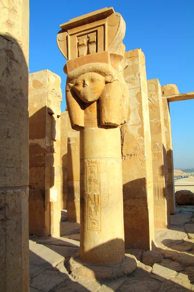 埃及卢克索的Hatshepsut神庙 — 图库照片