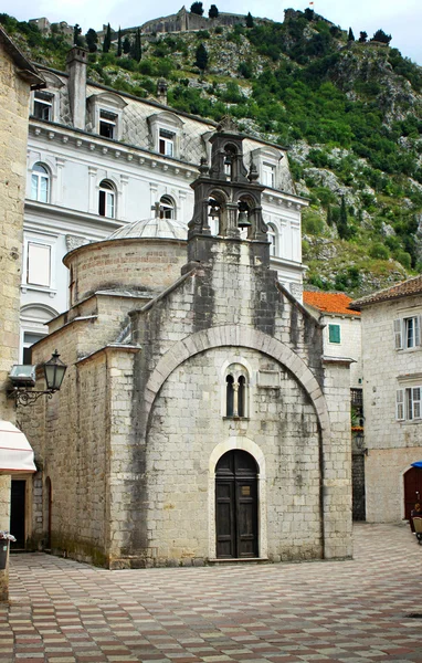 Kostel sveti luka v kotor, Černá Hora — Stock fotografie