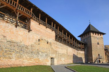 Ljubart fortress in Lutsk clipart