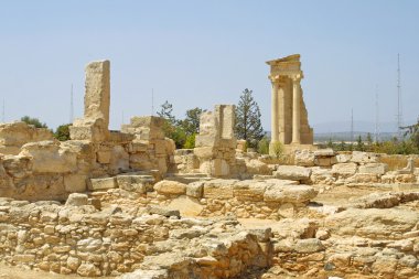 Ancient Ruins near Limassol, Cyprus clipart