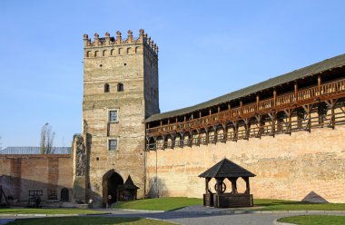 Ljubart fortress in Lutsk, Ukraine clipart