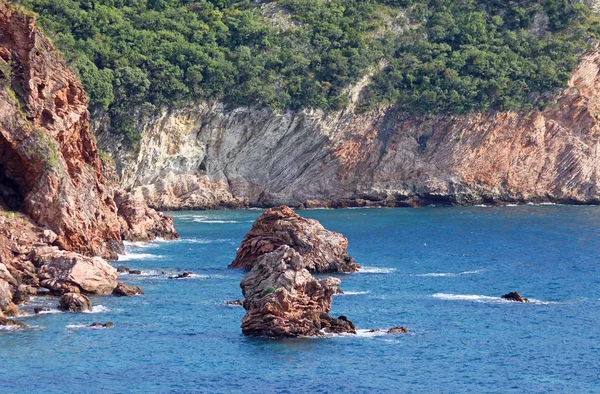 Paisaje costero rocoso — Foto de Stock