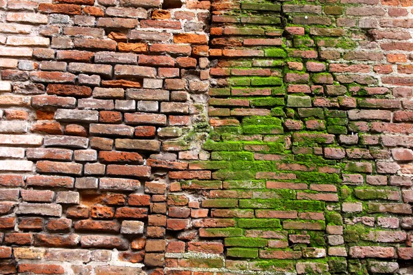 Szczegół Stare Ściany Czerwonej Cegły — Zdjęcie stockowe
