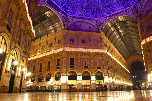 Galleria Vittorio Emanuele in Milan, Italy