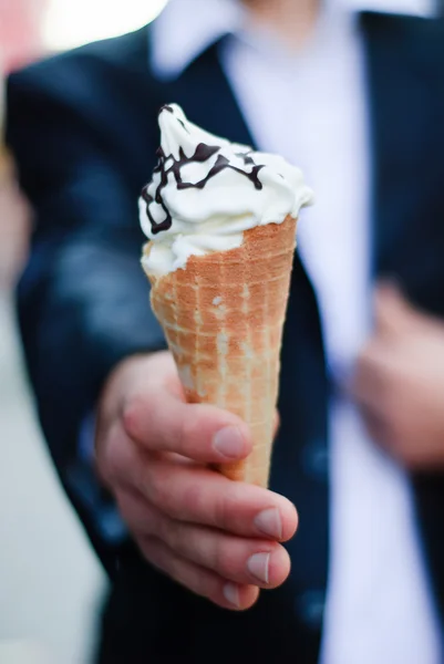 Stock image Ice cream in hand