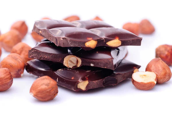 Chocolate em fatias — Fotografia de Stock