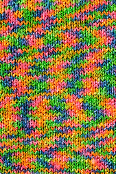 stock image Rainbow knited texture