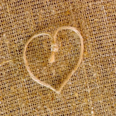 Texture of sackcloth clipart