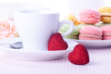 Dessert on valentine's clipart