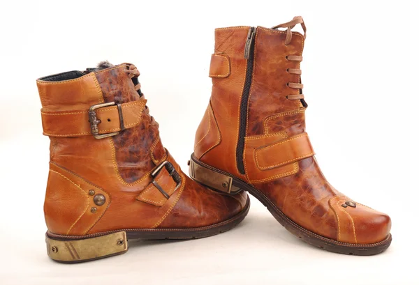 Kožené boty — Stock fotografie