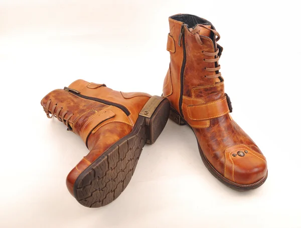 Kožené boty — Stock fotografie