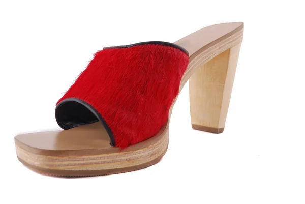 Zapatos femeninos rojos —  Fotos de Stock