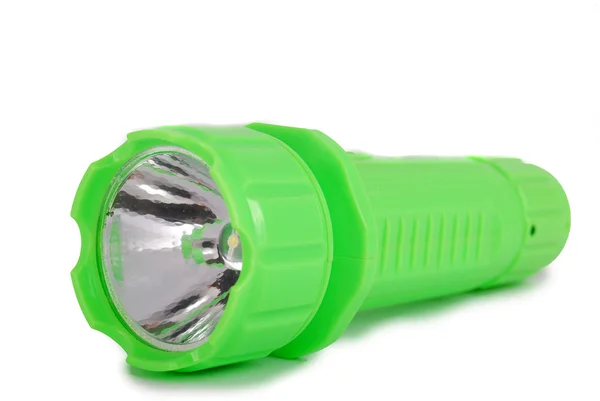 Зеленая лампа — стоковое фото