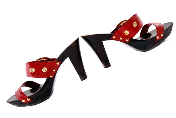 लाल महिला जूते — स्टॉक फ़ोटो, इमेज