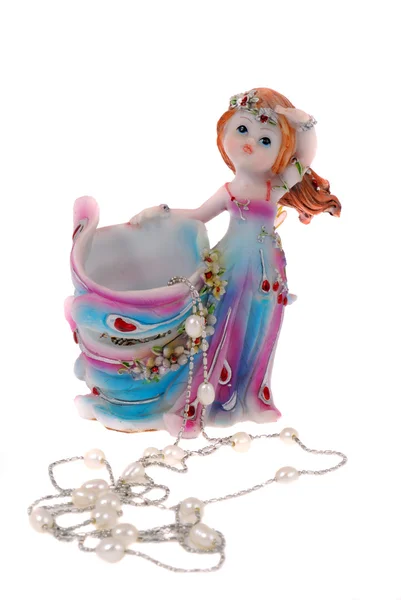 Ceramic girl — Stock Photo, Image