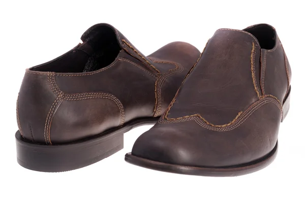 Hnědé boty — Stock fotografie
