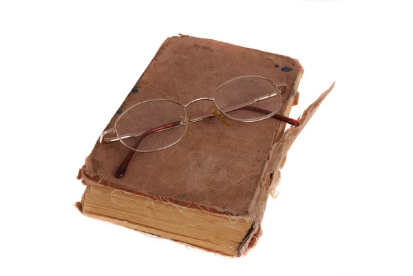 Βιβλίο και γυαλιά — Φωτογραφία Αρχείου