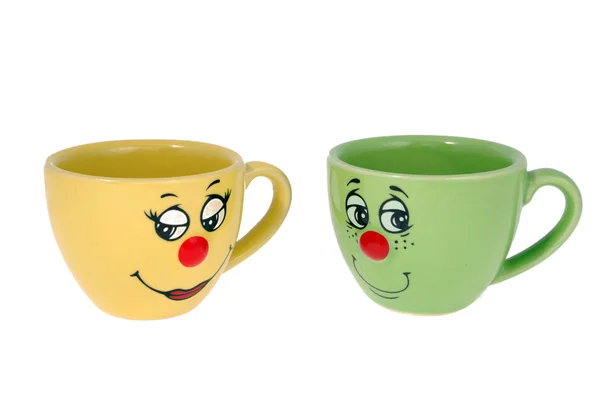 Çay bardağı ve kahve bardağı — Stok fotoğraf