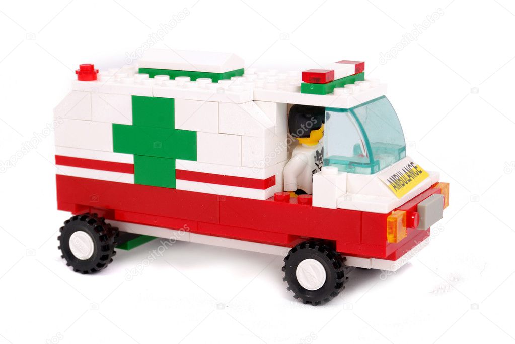 Emergency ambulance car