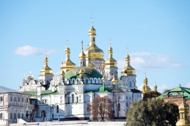 Orthodox Christian monastery in Kiev, Ukraine clipart