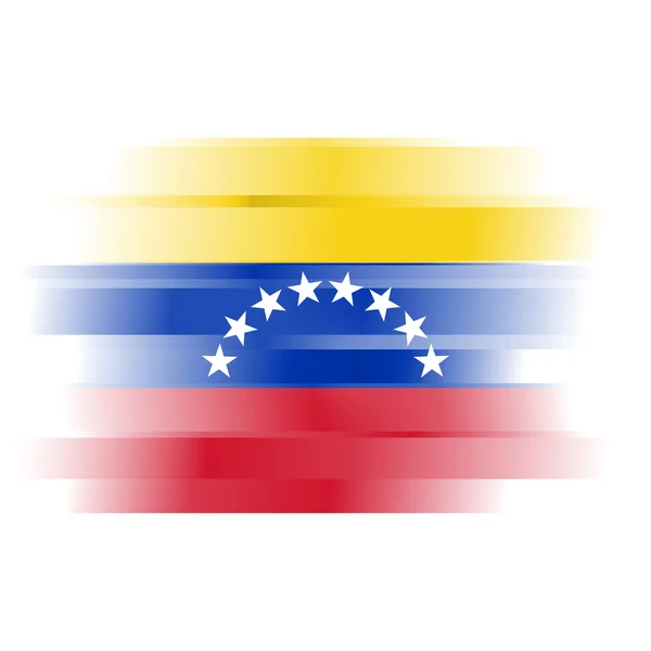 Abstracte vlag van venezuela op witte achtergrond — Stockfoto