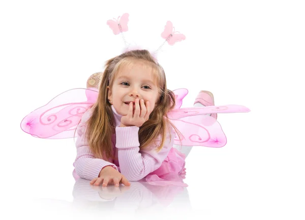Little girl in fairy costume — Stock Photo, Image