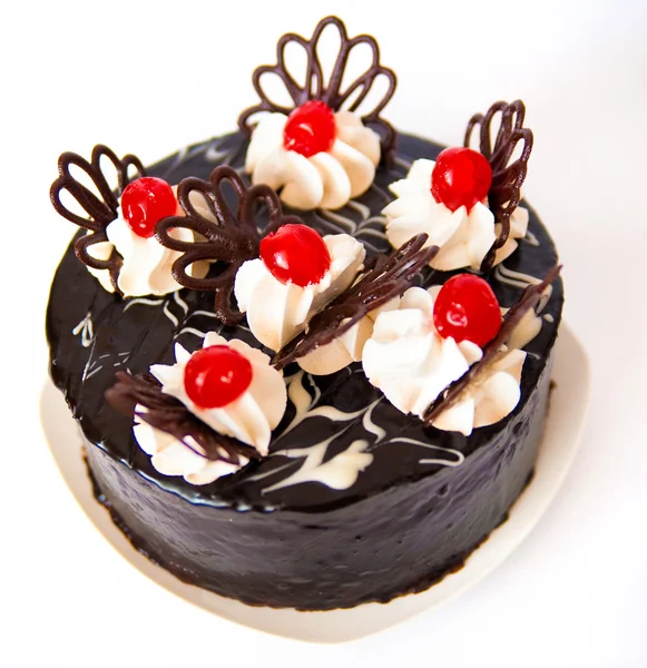 Süßer Schokoladenkuchen — Stockfoto