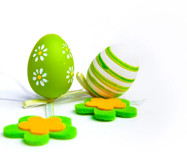 Festett színes húsvéti tojás — Stock Fotó