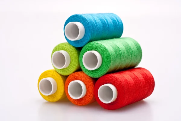 Colored thread for sewing — Stock Photo, Image