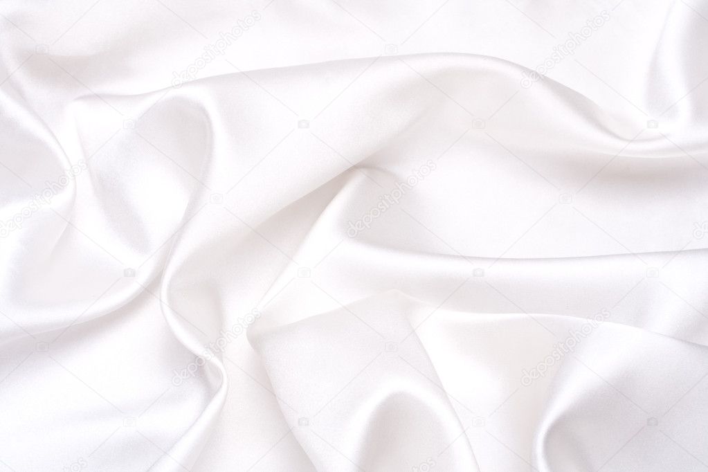 White satin fabric