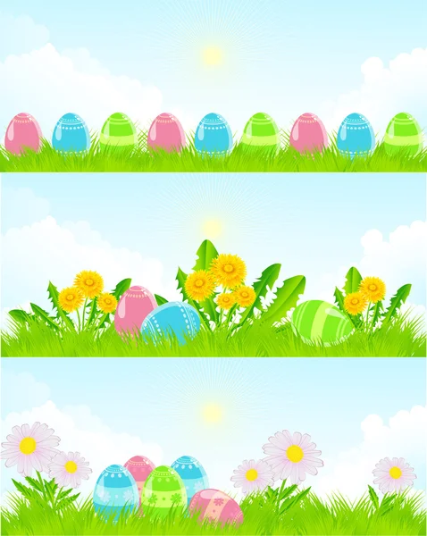Easter backgrounds — Stock Vector