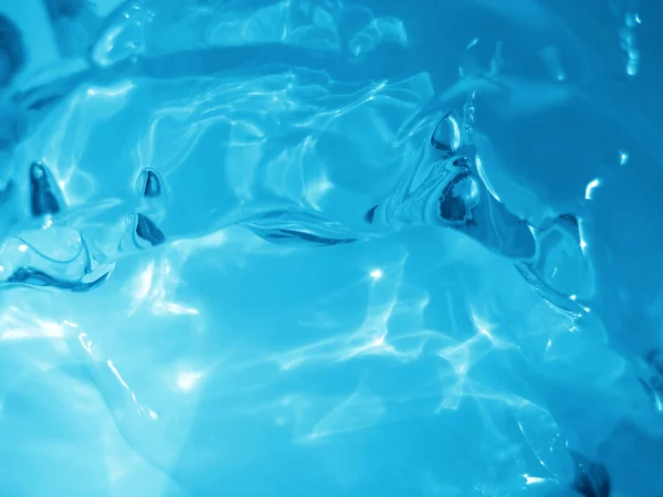 Ghiaccio blu e acqua — Foto Stock