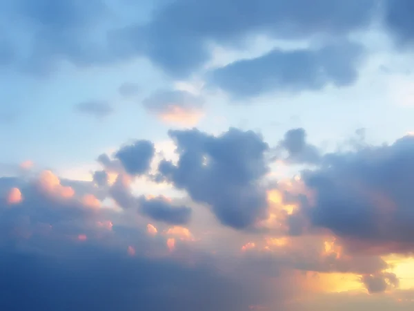 Вечерний фон неба — стоковое фото