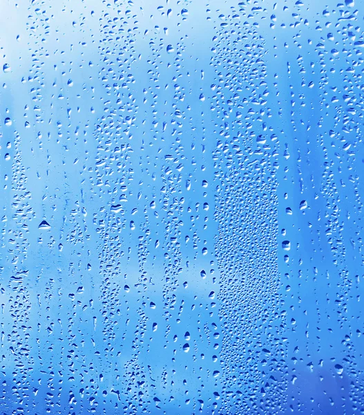Vattendroppe på glas — Stockfoto