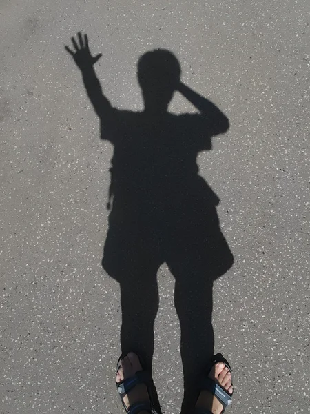 stock image Shadow of a man