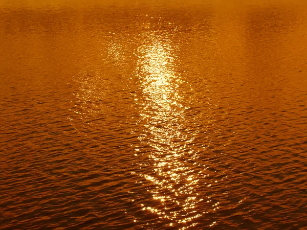 Západ slunce voda — Stock fotografie