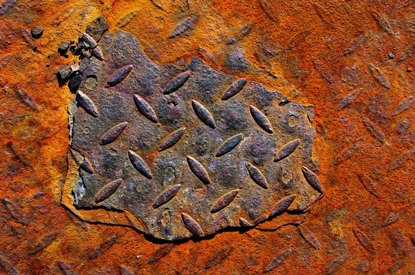 Rusty rivets texture fond — Photo