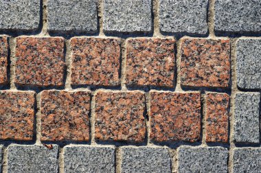 Granite block pavement background clipart