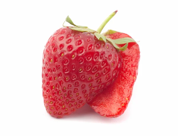 Řez strawberrie — Stock fotografie