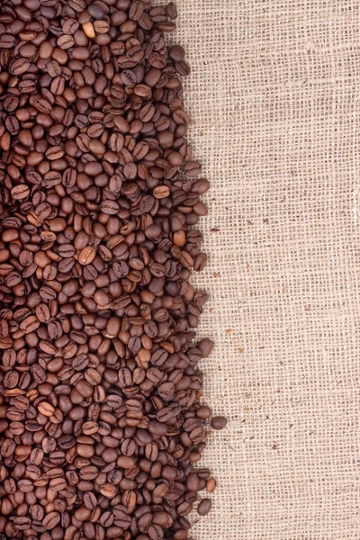 Brown roasted coffee beans — Stock Photo, Image