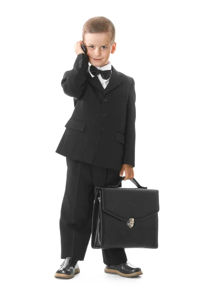 Junge im Anzug — Stockfoto