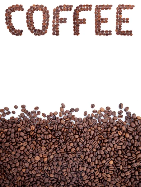 Boabe de cafea prăjite maro — Fotografie, imagine de stoc