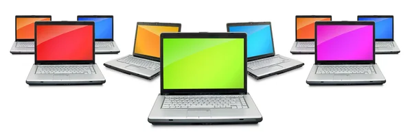 Nyissa meg a laptopok — Stock Fotó
