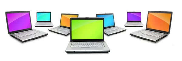 Offene Laptops — Stockfoto