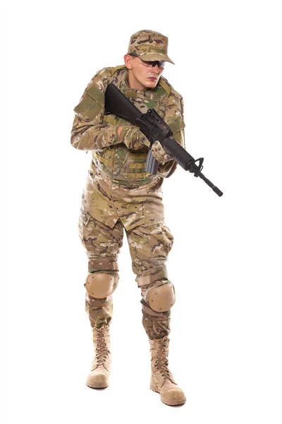 Στρατιώτης με τουφέκι — Φωτογραφία Αρχείου