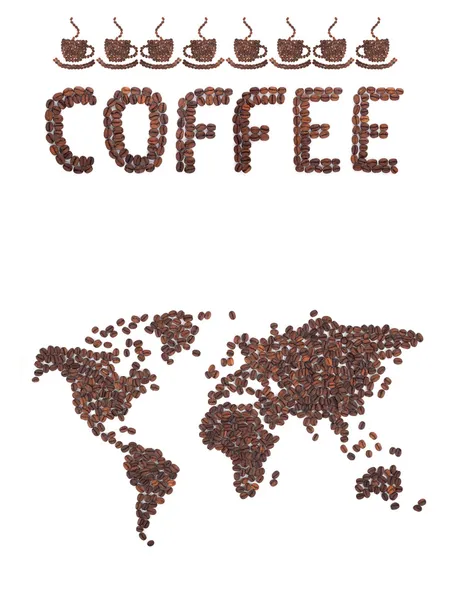Kaffeekarte — Stockfoto